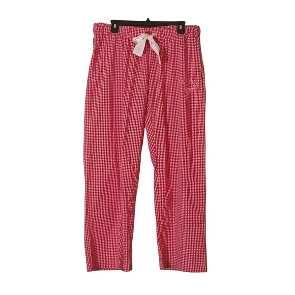 Concepts NHL Detroit Red Wings Gingham Wide-Leg Pajama‎ Pants Red/White Size L - Picture 1 of 11